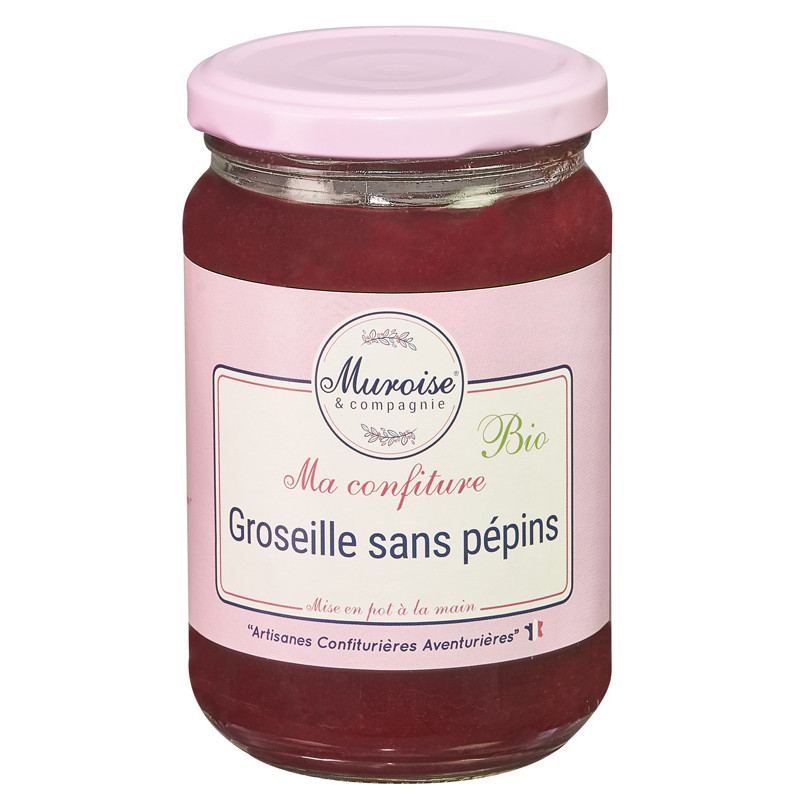 Confiture de groseille sans pépins bio